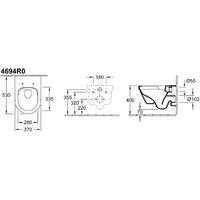 Grohe Rapid 3in1 WC-Set - Wandhängend, Mit Sitz, Drückerplatte & Schallschutz - Alles Inklusive!