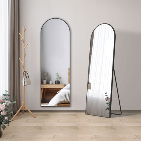 Ganzkrperspiegel Standspiegel Wandspiegel Flurspiegel Oval Frisierspiegel Gro 163x54cm