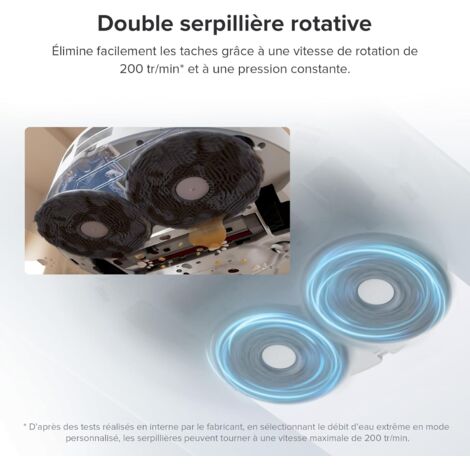 Roborock Qrevo Pro Aspirateur Robot avec Brosses Latérales FlexiArm, Robot Aspirateur Laveur avec Automatique Station Supportant Lavage SerpillièRes à l'eau Chaude & Retravail Intelligent 7 000 Pa