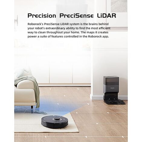 Roborock Q7 Max Aspirateur Robot Laveur 4200 Pa (Mise à Niveau du S5 Max )