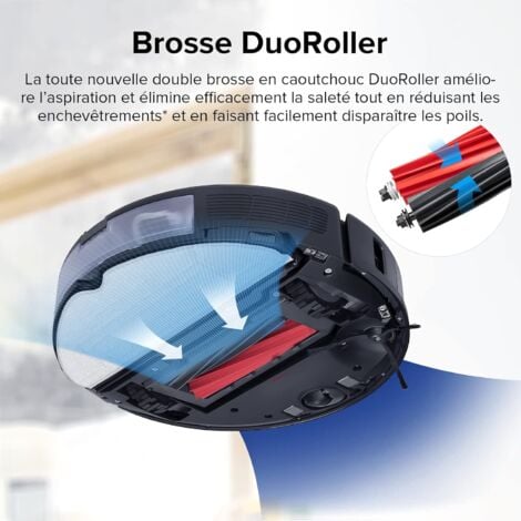 Roborock S8 Aspirateur Robot 6000Pa, 2 brosses latérales, LiDAR Navigation, Cartographie 3D