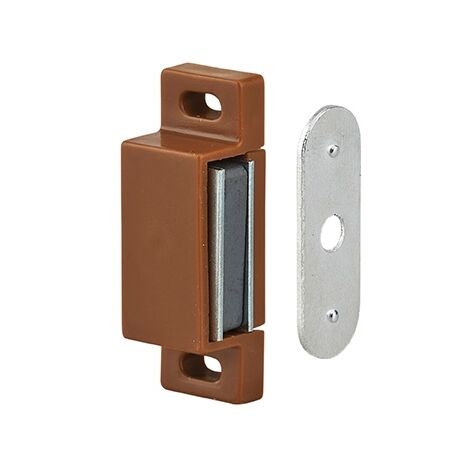 Chiusura magnetica, forza calamita max 3kg, per mobili, marrone - THIRARD