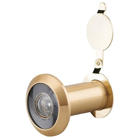Spioncino ottico ignifugo 200° in ottone con copriobiettivo – THIRARD (1/2)