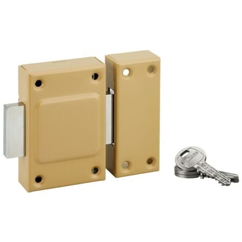 2 Serrature Hasp In Metallo Nero | Lucchetto Per Armadietti E Cancelli | Con Chiavi E Viti - Foto 4