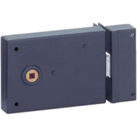 Serratura a bastone orizzontale reversibile nera epossidica 110x80 mm THIRARD C6 - 000110