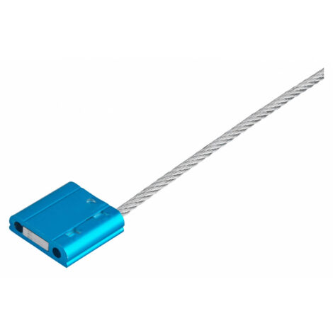 Sigilli In Alluminio Numerati E Colorati Grado H – 25 Pezzi Con Cavo Acciaio 1,5x300 Mm Per Lockout Tagout LOTO, Firmati THIRARD
