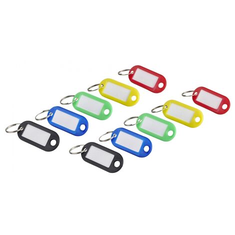 Portachiavi con etichetta PVC 73X38MM - 10 pezzi - THIRARD
