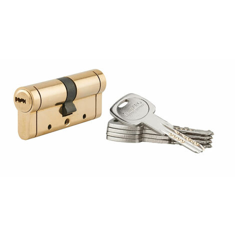 Cilindro Europeo Federal 2 - 35X45mm Nichel, Anti-sfilamento, Anti