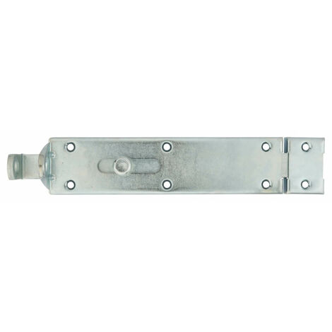 Chiavistello Porta Argentato Zincato - 120mm X 95mm, Spessore 12mm, Per Interni Ed Esterni - Foto 4