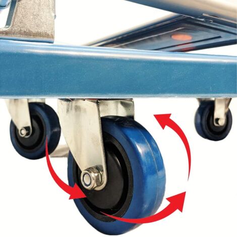 Carrello Portapacchi Pieghevole Con Ruote - Portata 200kg, Pianale Extra Large - Foto 2
