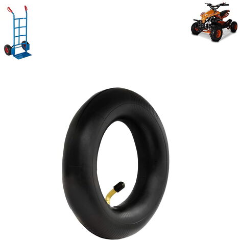 CAMERA D'ARIA 3.50-4 (4.10-4) X CARRIOLA CARRELLO PORTAPACCHI VALVOLA CURVA 90 (1/2)