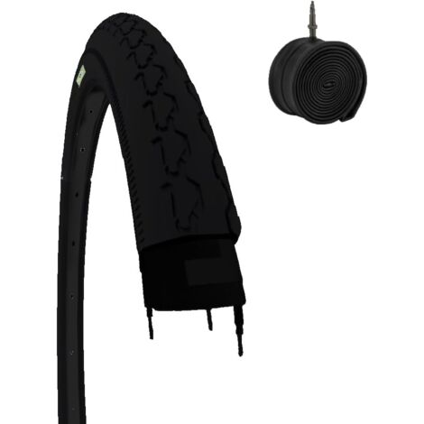 COPERTONE 24X1 3/8 (37-540) + CAMERA PNEUMATICO PER CARROZZINA GOMME SEDIA A ROTELLE PER DISABILI CARROZZELLA BICI