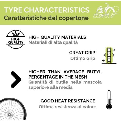 COPERTONE 60/100 -14 + CAMERA D'ARIA PNEUMATICO ANTERIORE TASSELLATO ENDURO 30N MINICROSS GOMMA MOTO