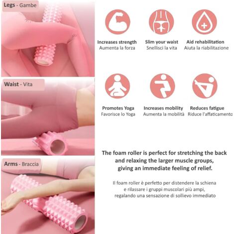 Rullo In Schiuma FXR SPORTS Per Yoga E Palestra - Foto 4