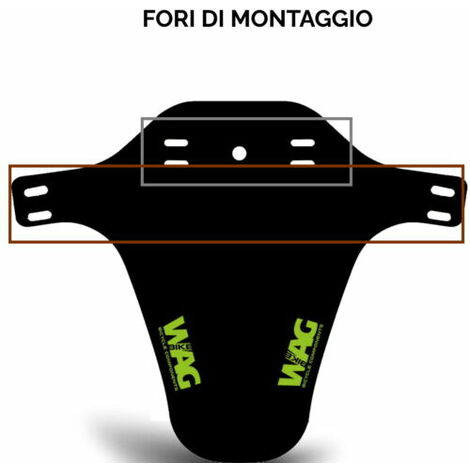 Parafango per Mountain Bike Giant ATXTC Gigante - Parafanghi a Coda di