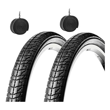 ECOVELO Copertoncini E Camere D'Aria Per Bici Bambino MTB, 12 1/2 X 1.75 X 2 1/4 (47-203), Set Da 2, Nero
