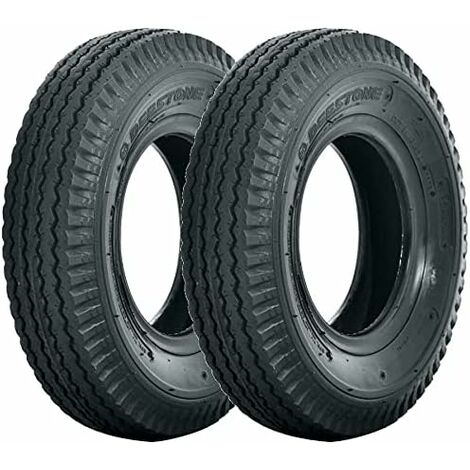 2 Pneumatici COPERTONI 4.80-8 RINFORZATI 6PR GOMME 71J Ruota Carrello RIMORCHIO RIMORCHIETTO da Barca