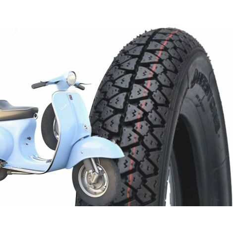 GOMMA COPERTONE 3.50-10 PNEUMATICO VESPA PE T5 51J WORLD TRAVEL D795 E4 RINFORZATA 4PR (1/2)