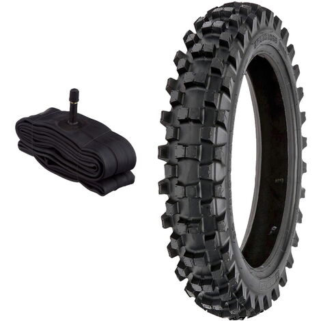 GOMMA COPERTONE PNEUMATICO + CAMERA MOTO MINI CROSS 2.50-10 TASSELLATO MINIMOTO MINICROSS