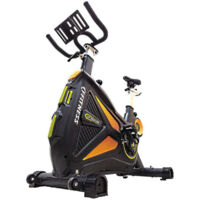 Indoor Bike Professionale con volano da 18 kg Bicicletta allenamento Indoor con Resistenza Regolabile Disco Inerziale 18kg FFitness