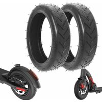 2 Pneumatici per Monopattino Elettrico 8 X 2 (50/75-6.1) Ruote DUREVOLI GOMME Anteriore E Posteriore Ecovelo