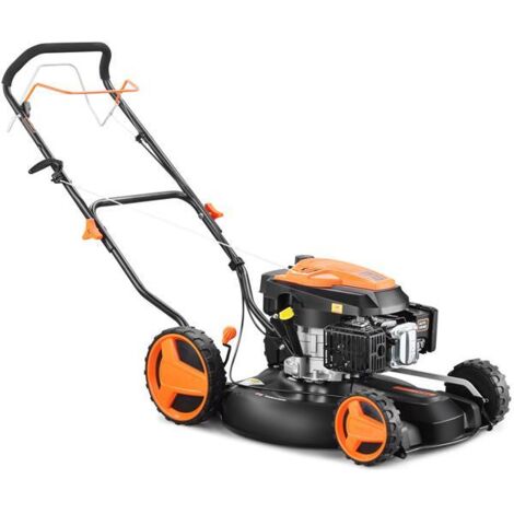 Cortacésped de gasolina con sistema de mulching y tracción automática FUXTEC FX-RM51SA96