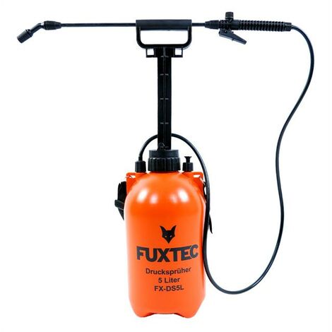 FUXTEC Pulverizador de Mano FX- DS5L, 5 litros - Bomba, pulverización, jardinería, fertilización, deshierbe y Control de plagas