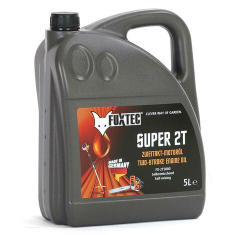 Aceite FUXTEC FX-2T5000 de 2 tiempos 5 litros automix -  para desbrozadoras por ejemplo. Made in Germany
