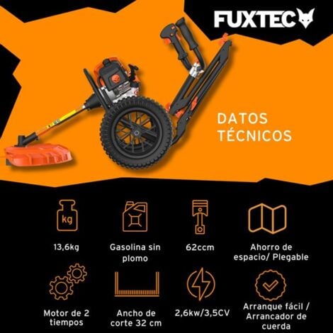 FUXTEC FX-FSR162 desbrozadora de gasolina con ruedas