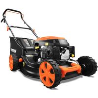 Cortacésped de Gasolina FUXTEC FX-RM4646ECO 46cm de Anchura de Corte - Potente Motor de Gasolina de 146cc Easy Clean 3en1 2,6KW Mulching recogedor de Hierba 50L