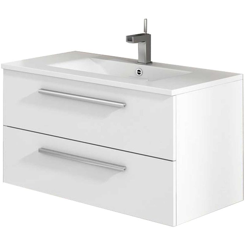 Mueble de baño con lavabo 80 cm blanco Soki Gresancu BL8003000 - Comprar