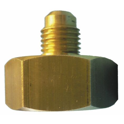 Racor flare botella 21,7mm x M3/8'' - junta