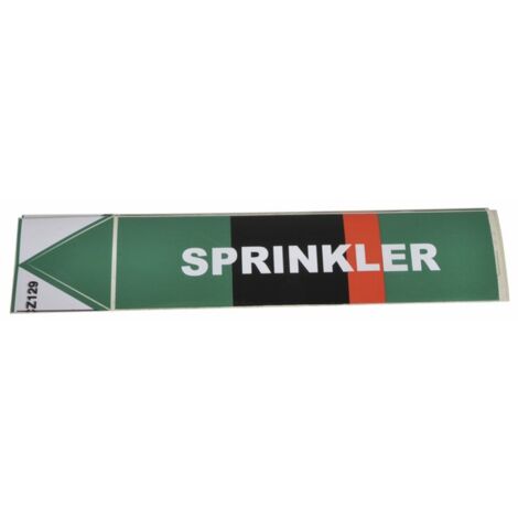 Étiquette souple adhésive sprinkler (X 10) - DIFF (1/2)