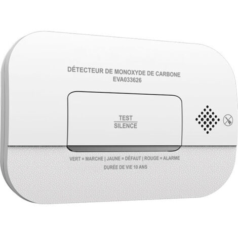 DETECTOR DE MONÓXIDO DE CARBONO EVACUATE D 3 AÑOS DE GARANTÍA EVA033626