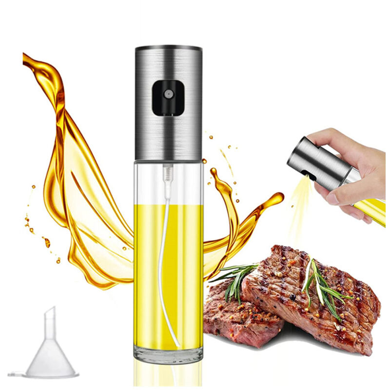 Vaporisateur D'huile Double Buse, Multifonctionnel Bouteille Huile Et  Vinaigre Sprayer Huile Pour Cuisine Barbecue Ptisserie Pique-nique Salade