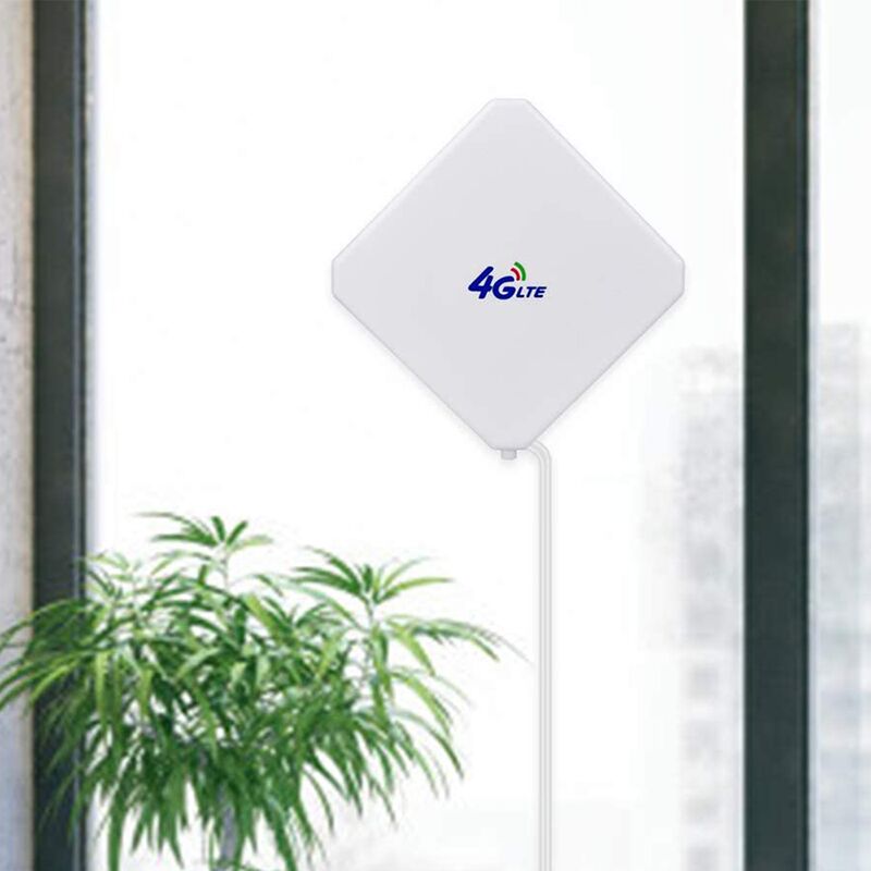 Antenne 4G Antenne LTE Antenne réseau longue portée à gain élevé 35dBi avec  câble d'extension pour routeur WiFi Mobile Hotspot Amplificateur de signal  extérieur 