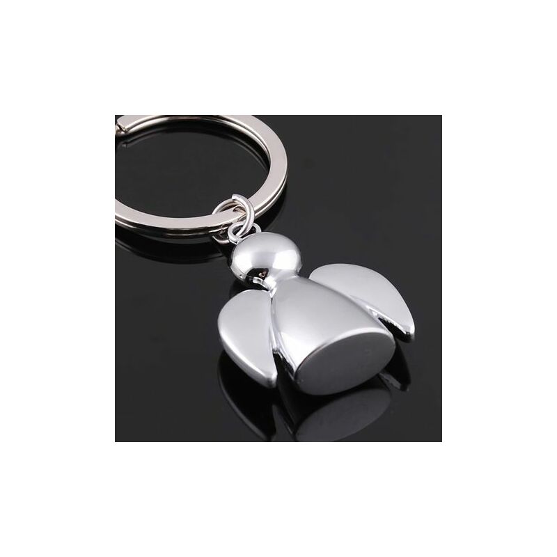 Porte-clés ange gardien,porte-clés de voiture ange gardien porte-bonheur en  argent,Pendentif élégant en métal,pour de Couple Cadeau de Trousseau  Anniversaire : : Auto et Moto