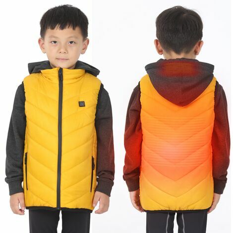 Veste chauffante Usb intelligente pour enfants, manteau chauffant