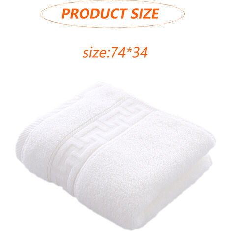 Lot de 2 serviettes éponge, 35 x 75 cm, microfibre, serviette, serviette de  bain, serviette pour