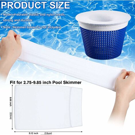 Chaussette Skimmer Piscine Pool Skimmer Socks Chaussettes Skimmer  Reutilisable Super Élastique Pour Peuvent Emprisonner Pollen Feuilles