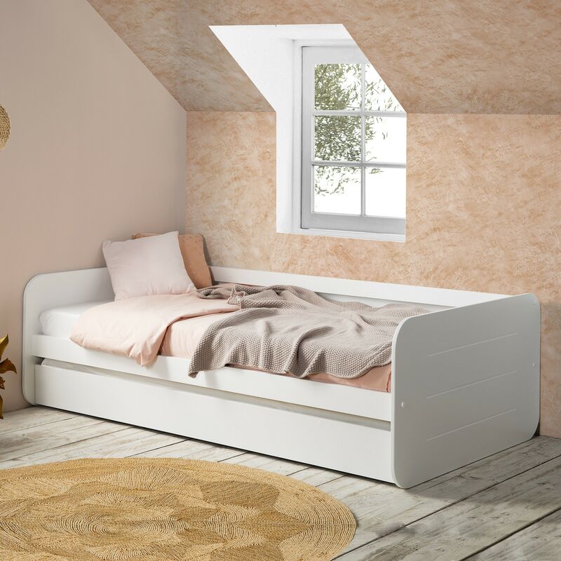 Cama nido con arrastre incluido Ariel 90x190cm