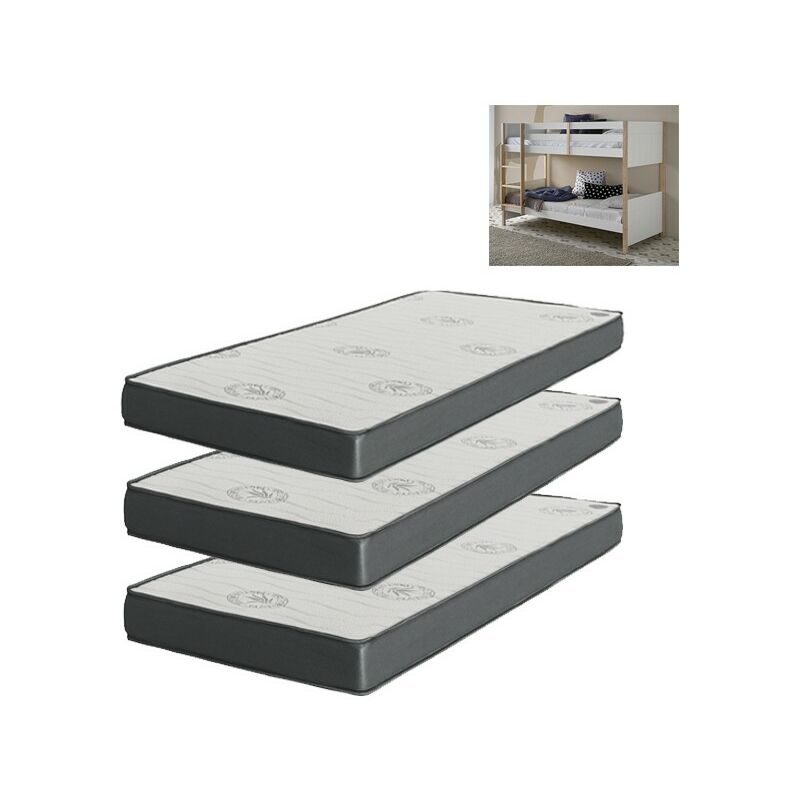 Luke Blanco Pack de 3 colchones. Elevable
