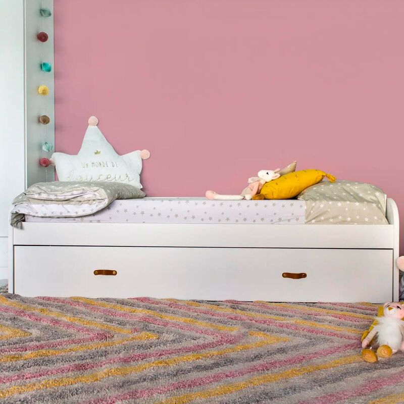 Cama blanca nido + 2 cajones Ana 90x190cm + 1 somier
