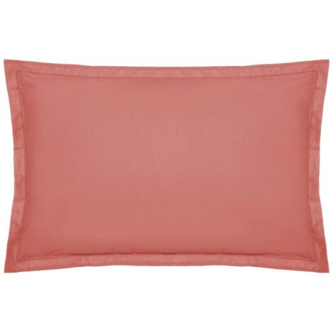 Funda de almohada de algodón - rosa rubor 50 x 70 cm - Atmosphera créateur d'intérieur
