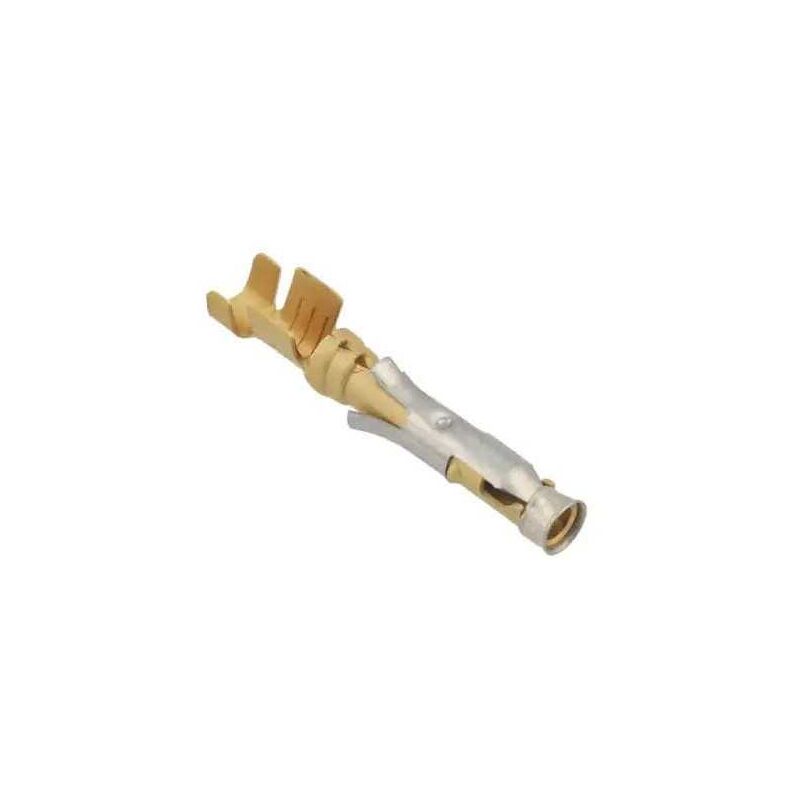 Terminale Femmina Mate-N-Lok AWG 24-18 – TE Connectivity, Contatto In Ottone Stagnato, 30 Pezzi
