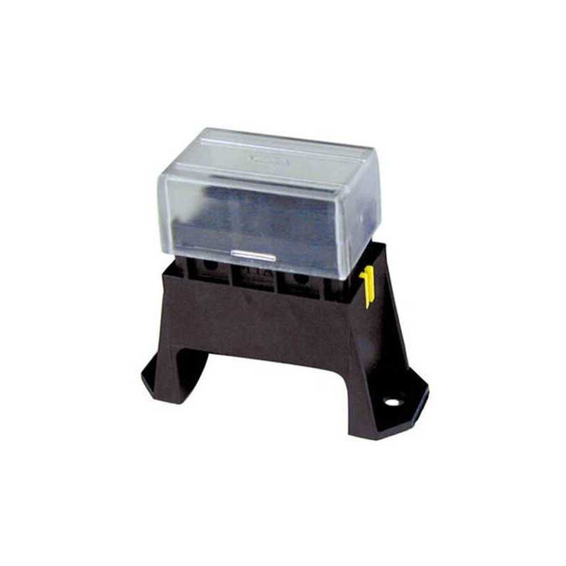 Portafusibili A 4 Vie Con Indicatore LED E Fusibili Inclusi (5A, 10A, 15A, 20A) – Per Auto, Camper, Barca, Con Copertura Trasparente