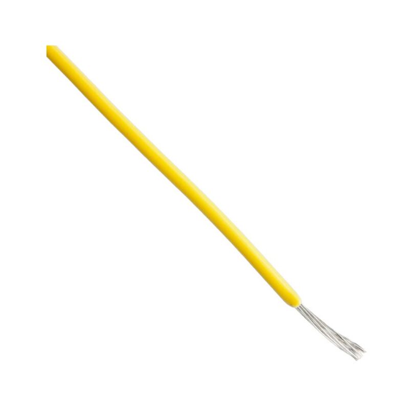 Cavo Schermato 1xAWG26 Kapton/Teflon Azzurro Riga Bianca Argentato 2micron , Space Cable - Foto 4