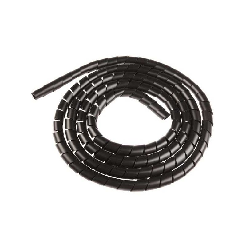 Guaina spiralata diametro 12mm nero