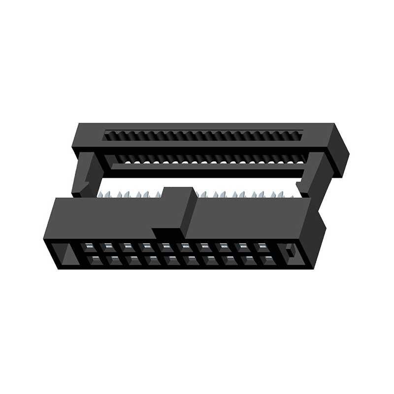 20 Connettori IDC Femmina 2x8 Pin Passo 2.0 Mm Per Cavo Piatto