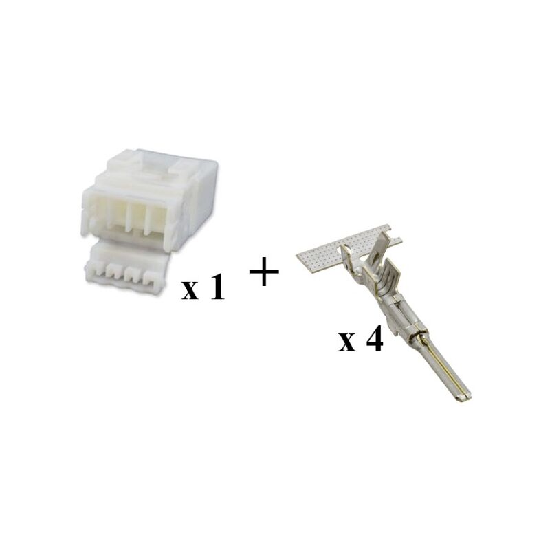 Teensy Connettori Femmina MQS Auto: 50 Pezzi, Contatti Elettrici Per Cablaggi E Riparazioni